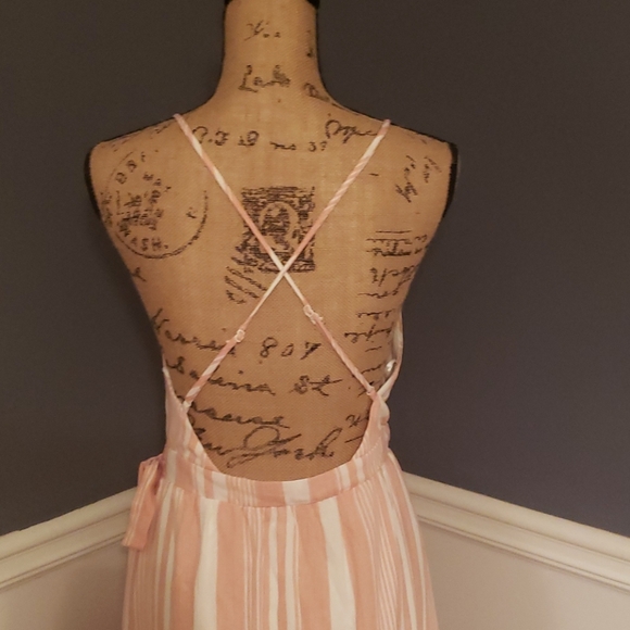 Pink Wrap Dress - Picture 5 of 5